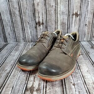 Merrell Men's Realm Lace Casual Oxford Shoe Dark Earth Brown Size 12